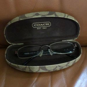 Coach glasses with carrying case